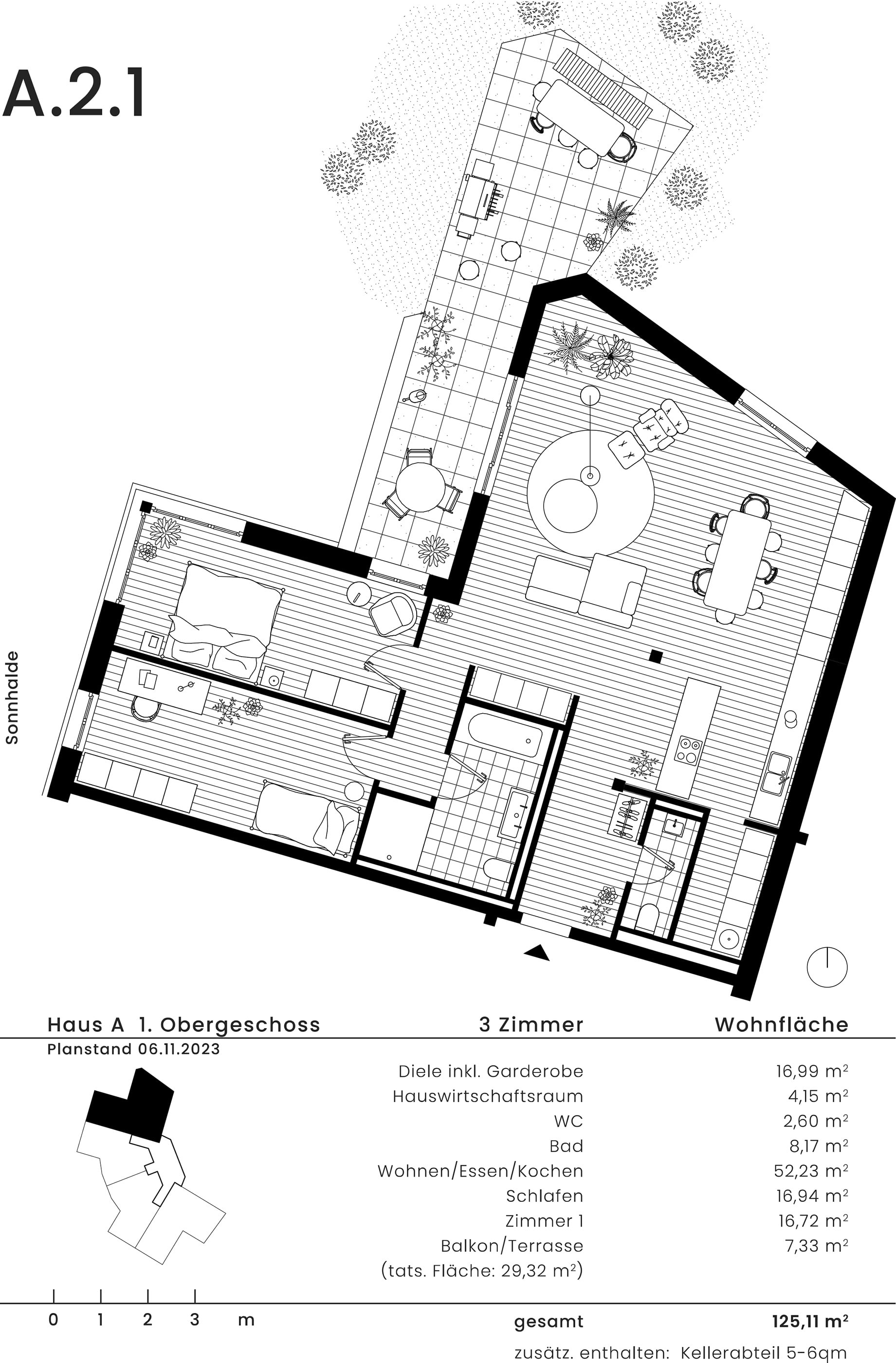 Wohnen an der Sonnhalde - Wohnung
