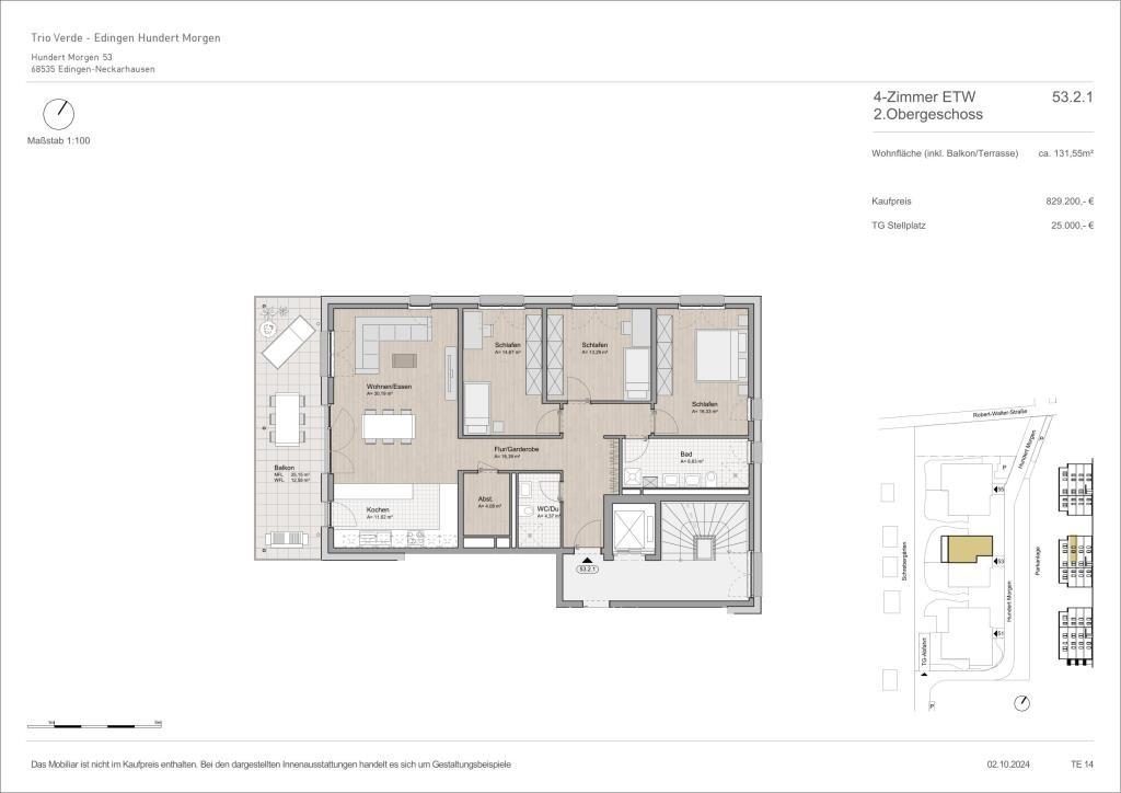 TRIO VERDE Edingen - Wohnung