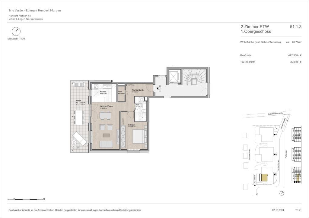 TRIO VERDE Edingen - Wohnung