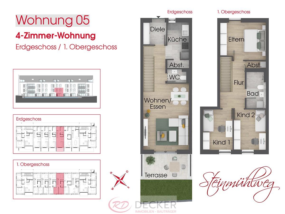 Steinmühlweg - Zentrumsnahe Wohnungen in Wasserburg - Wohnung