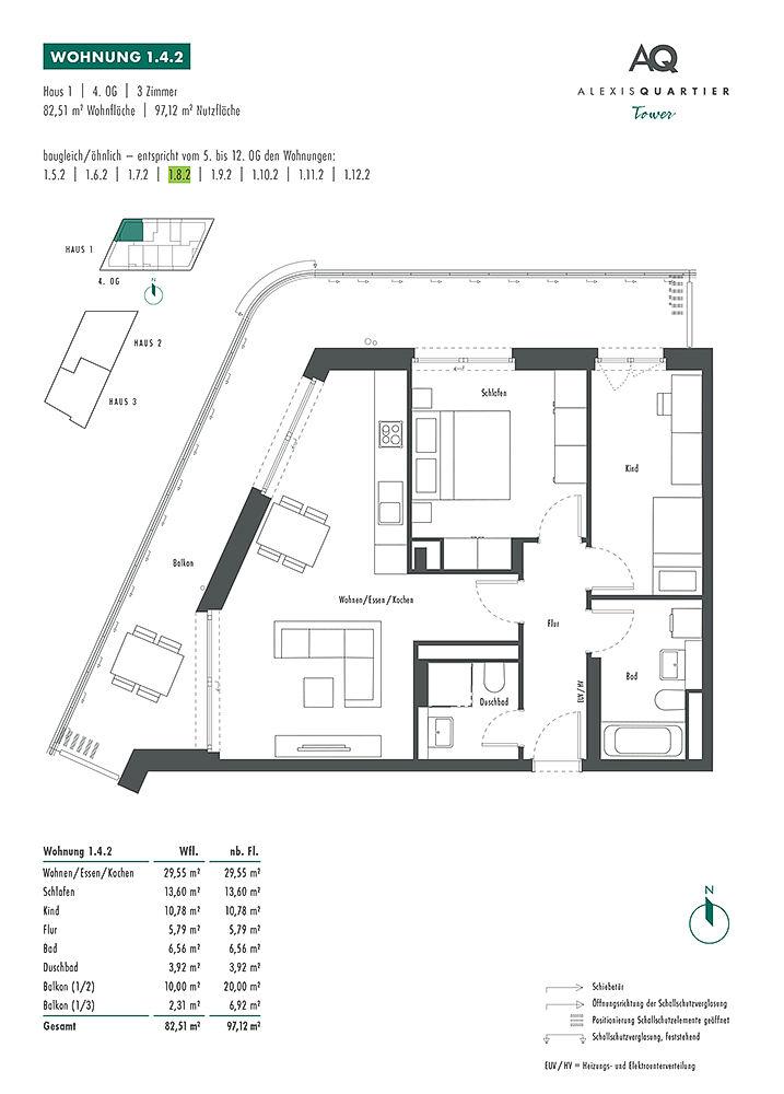 ALEXISQUARTIER-Tower - Wohnung