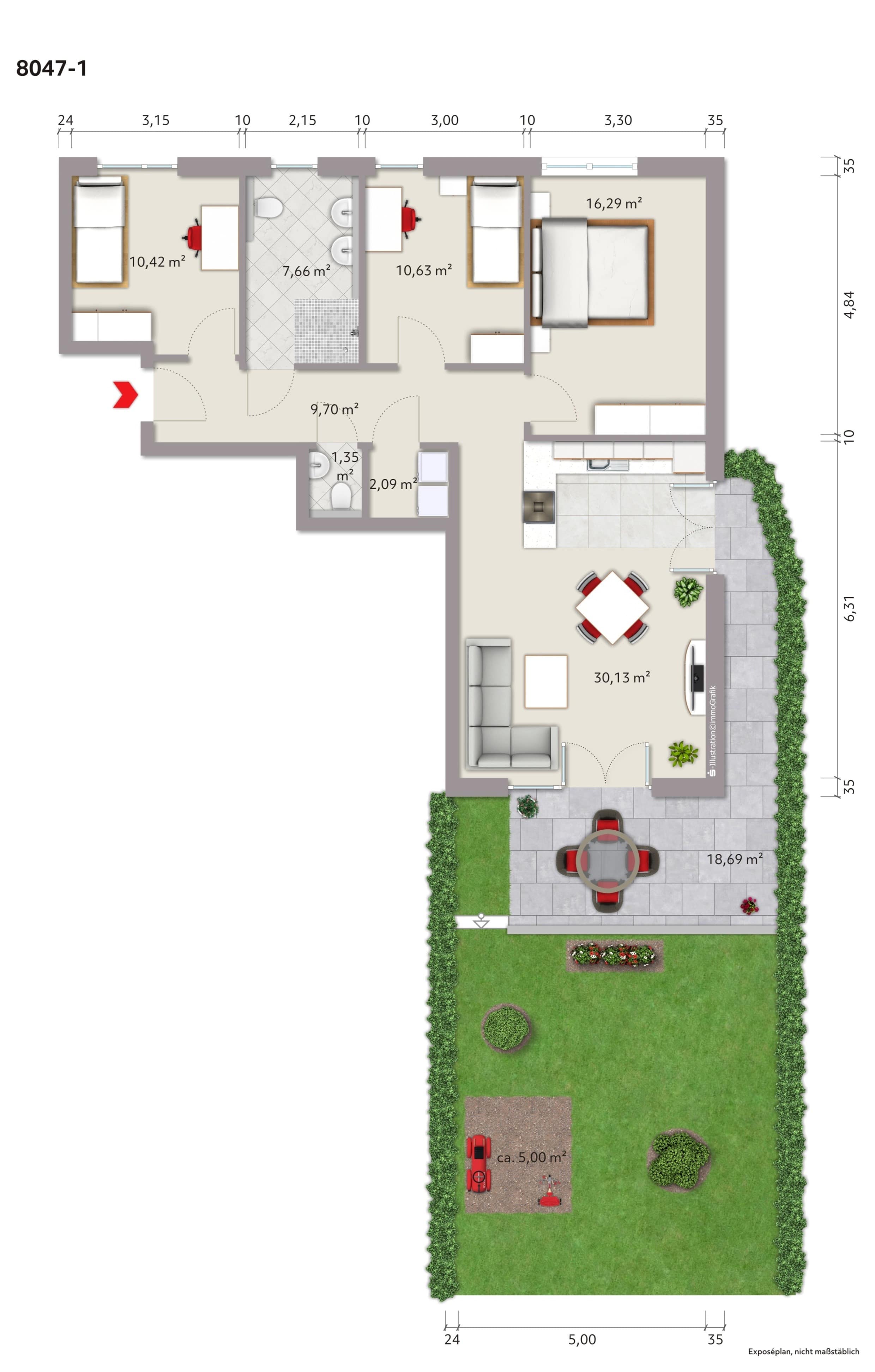 Am Strasserfeld 11-11a - Wohnung