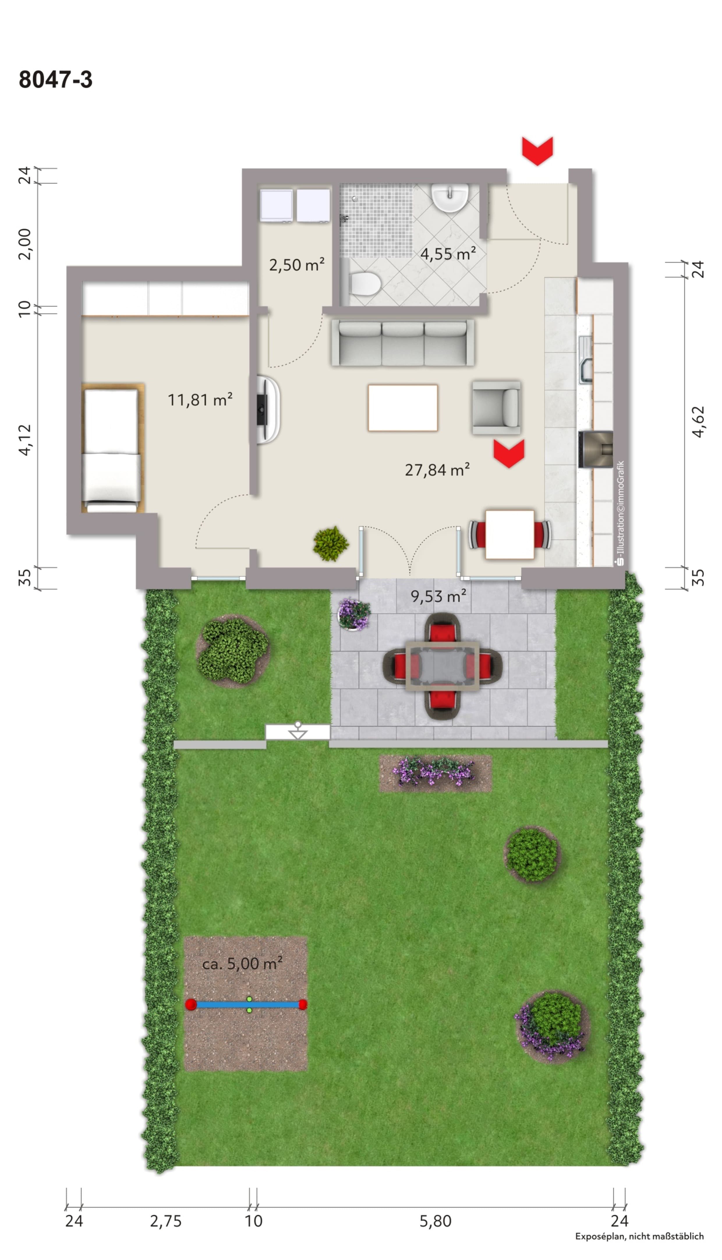 Am Strasserfeld 11-11a - Wohnung