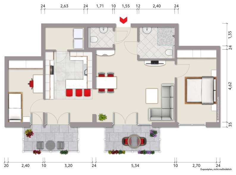 Am Strasserfeld 11-11a - Wohnung