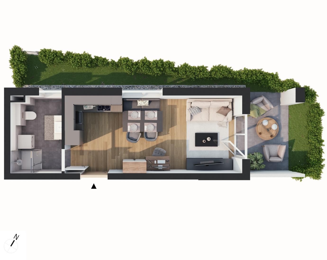 Wohnquartier „dreh.punkt – Grünes Wohnen im Park“ - Wohnung