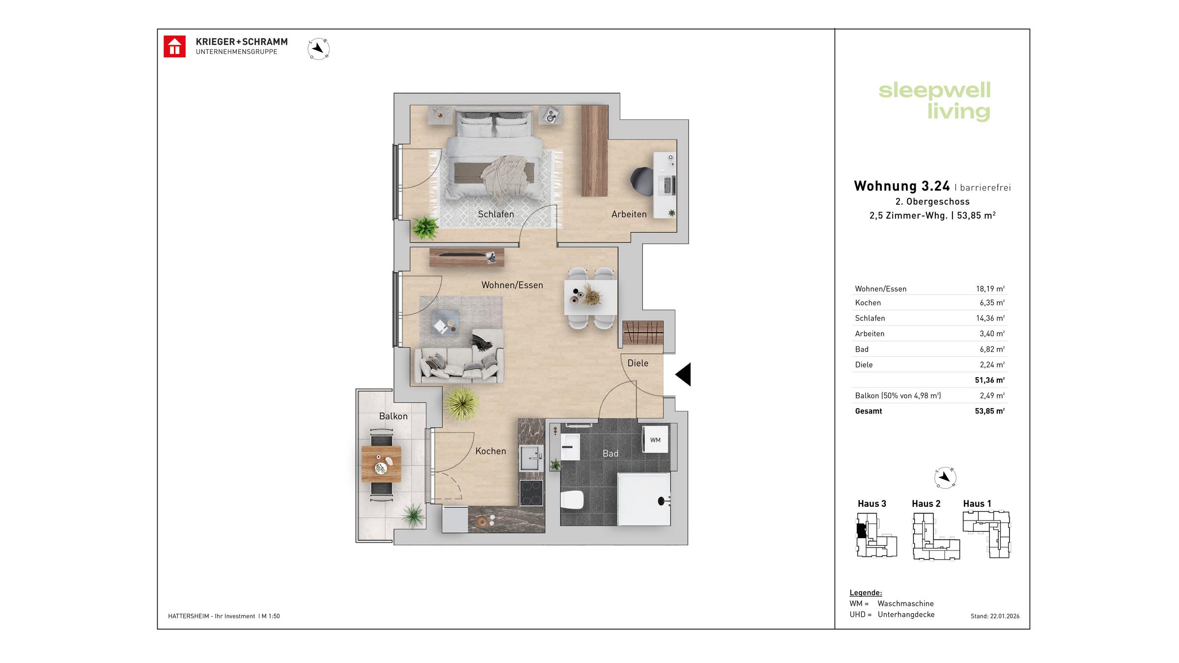 Sleepwell Living - Wohnung