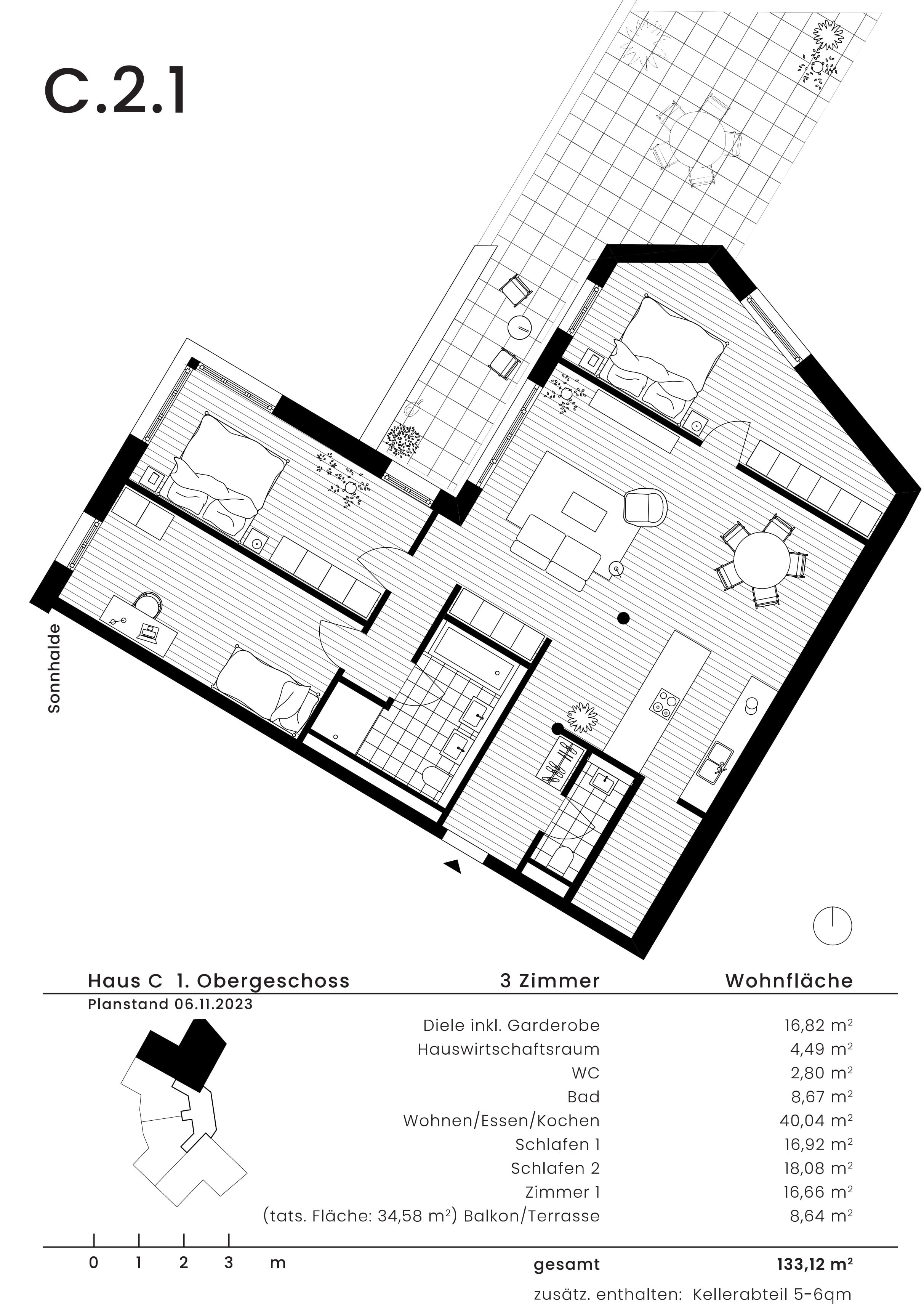 Wohnen an der Sonnhalde - Wohnung