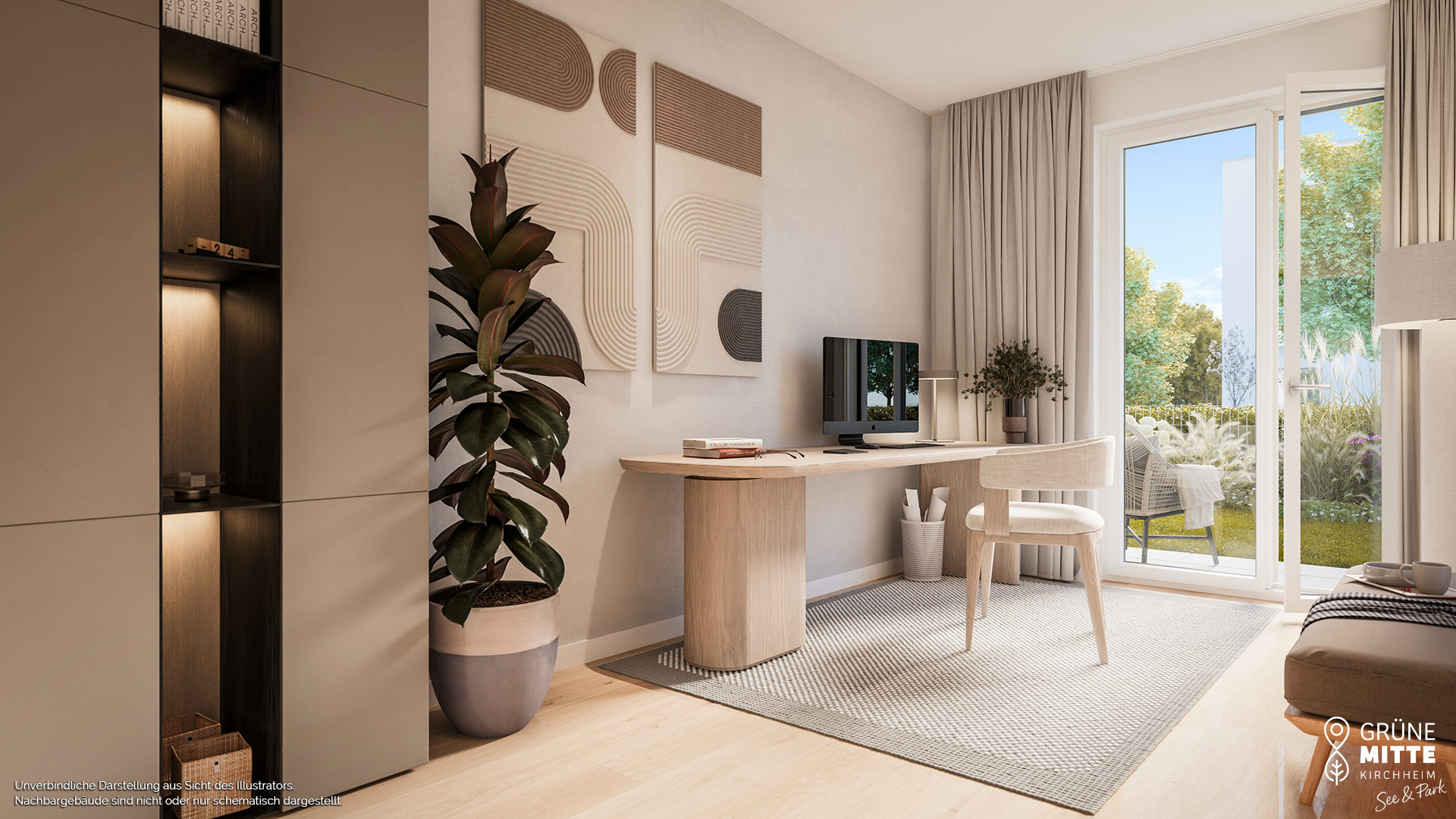 GRÜNE MITTE KIRCHHEIM – See & Park - Wohnung