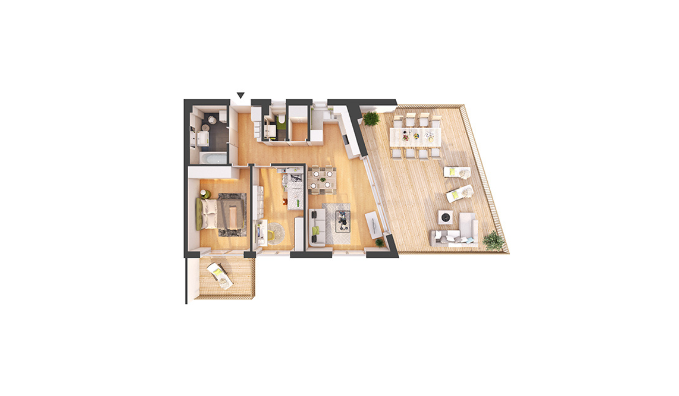 K³ Kranebitterbodenweg - Wohnung