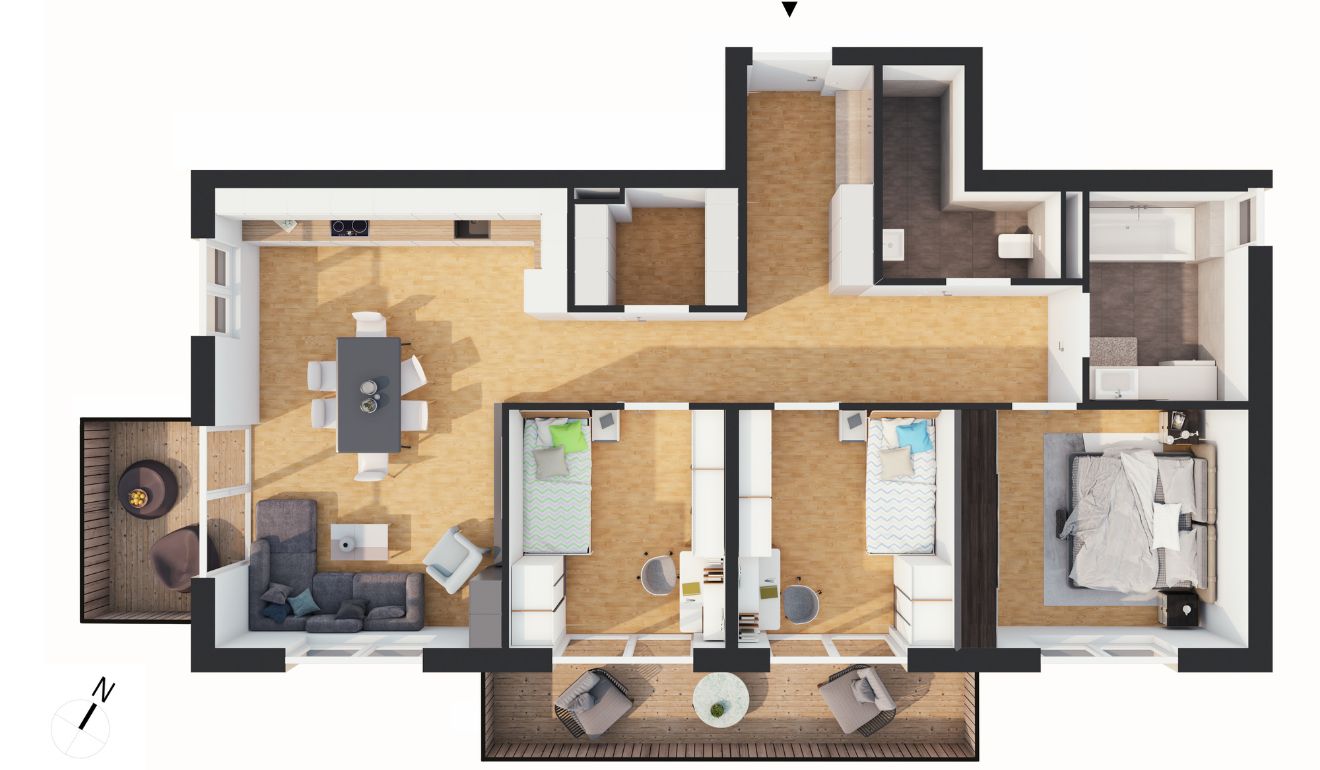 Bergherz – Wohnprojekt Längenfeld - Wohnung