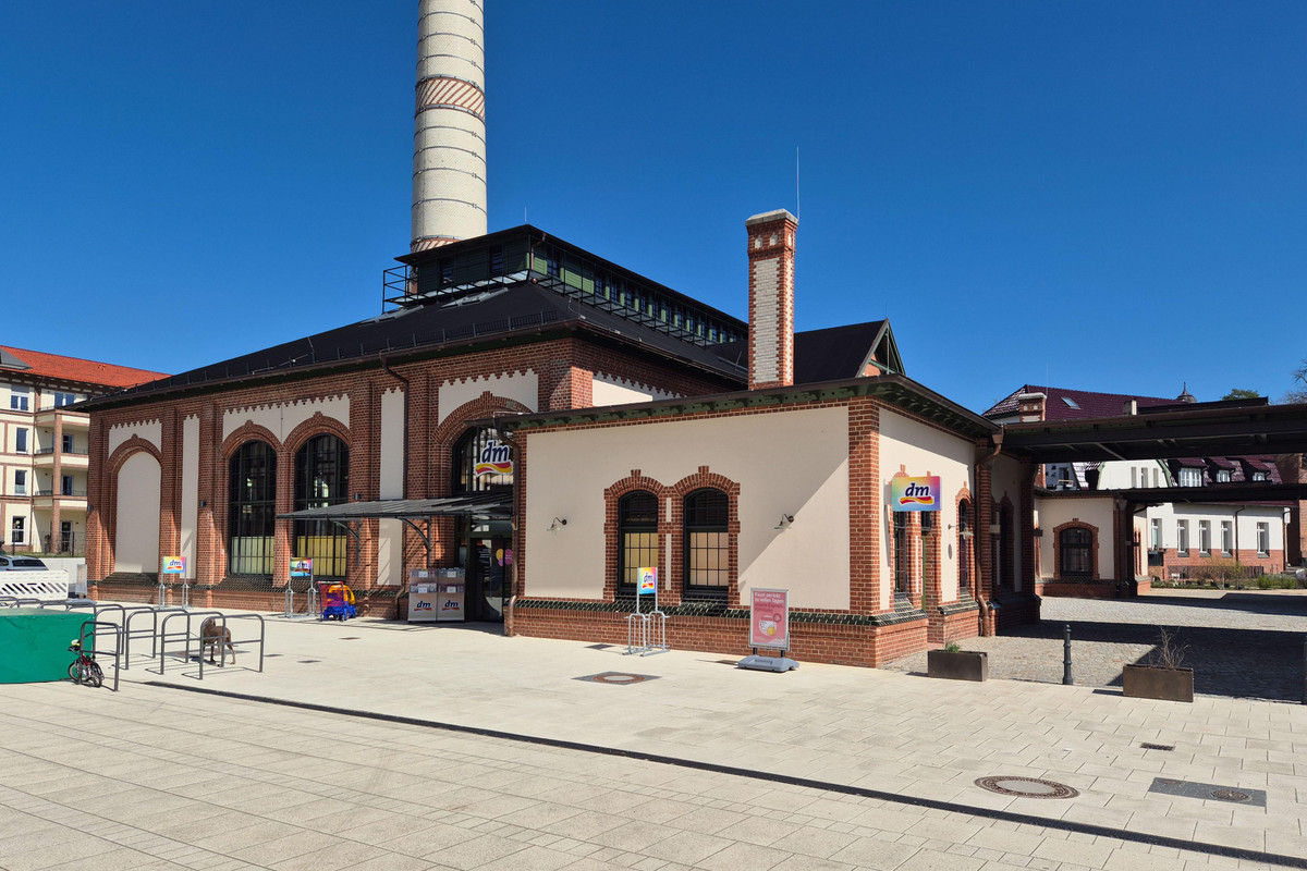 Drogeriemarkt im historischen Heizkraftwerk