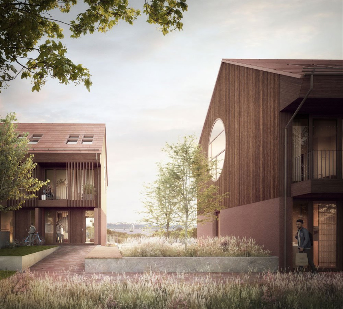 Galeriehäuser mit Weitblick