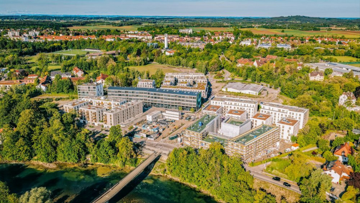Urbanes Leben am Papierbach