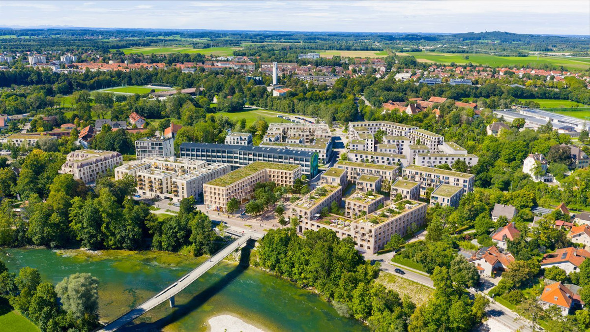 Urbanes Leben am Papierbach