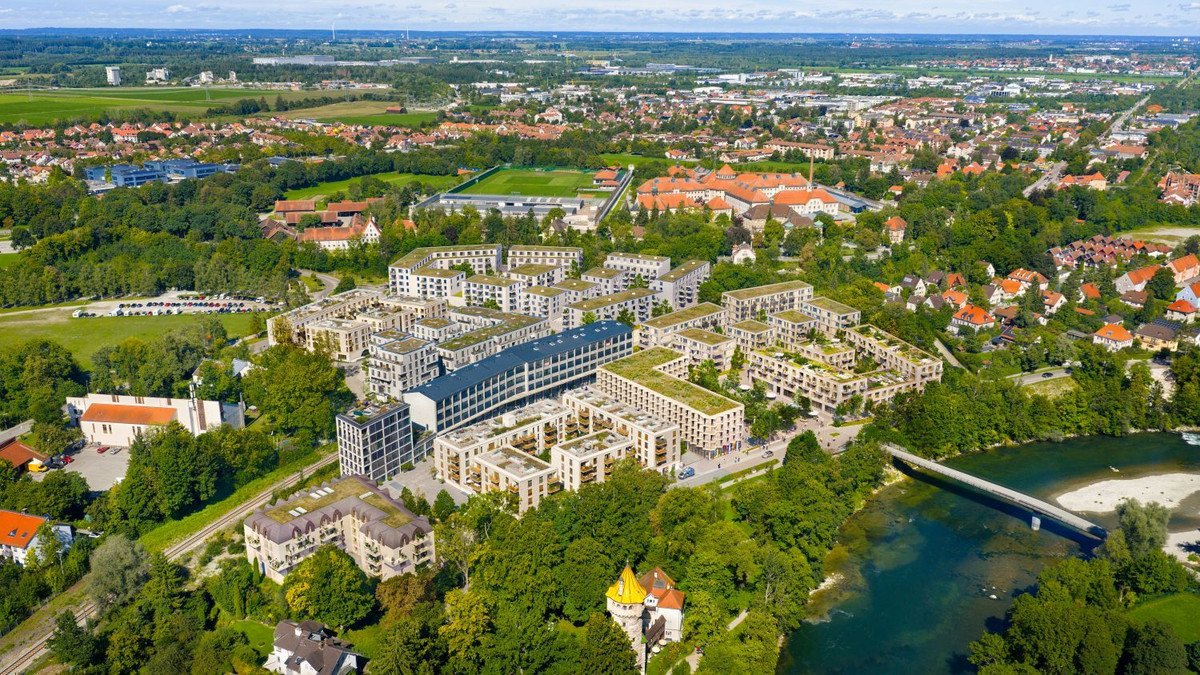 Urbanes Leben am Papierbach