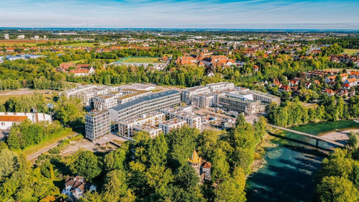 Urbanes Leben am Papierbach