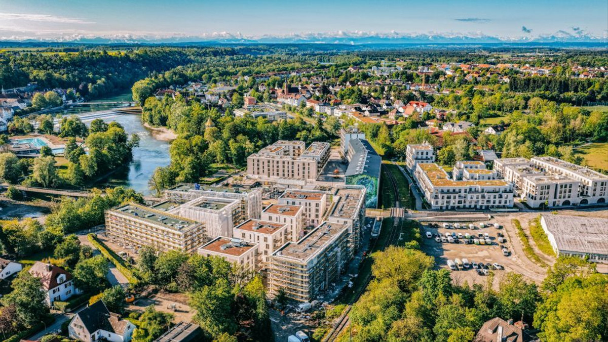 Urbanes Leben am Papierbach