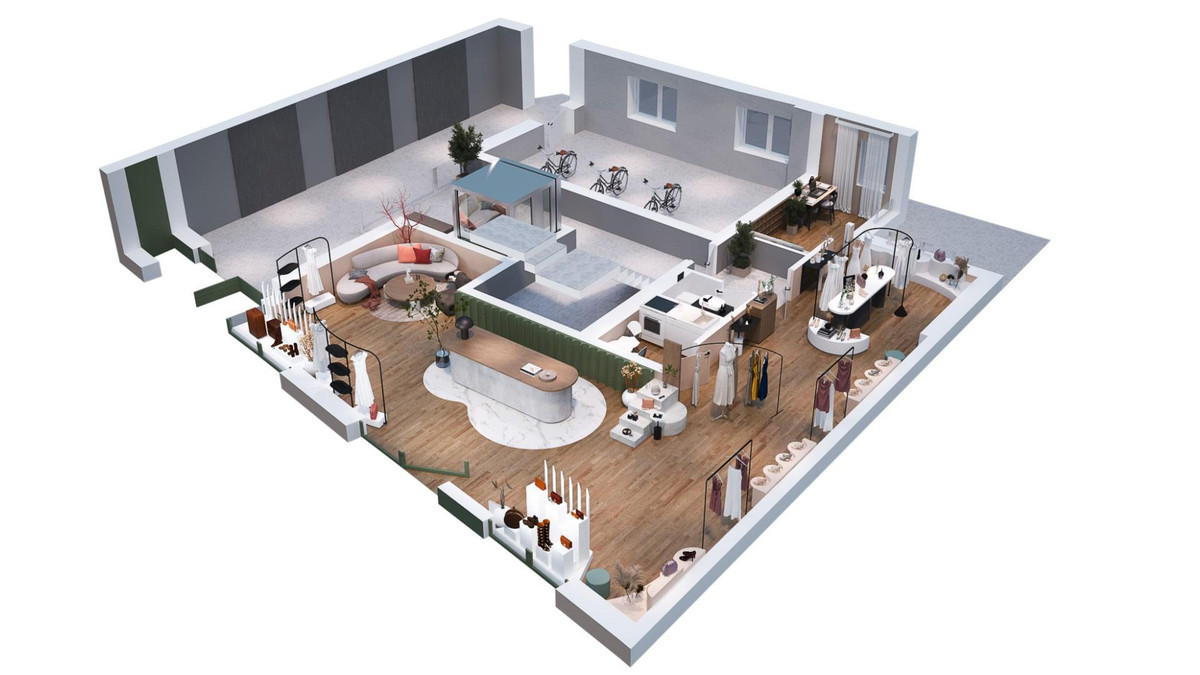 Grundriss Gewerbeeinheit