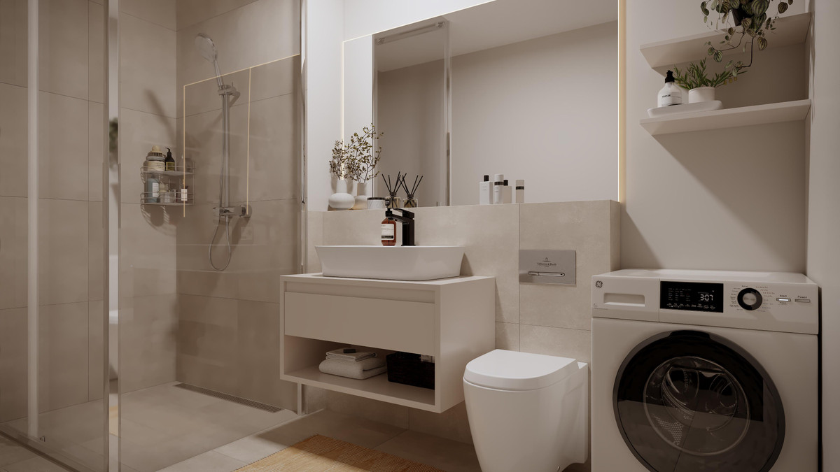 Dachterrasse mit Meerblick und 2 Zimmern