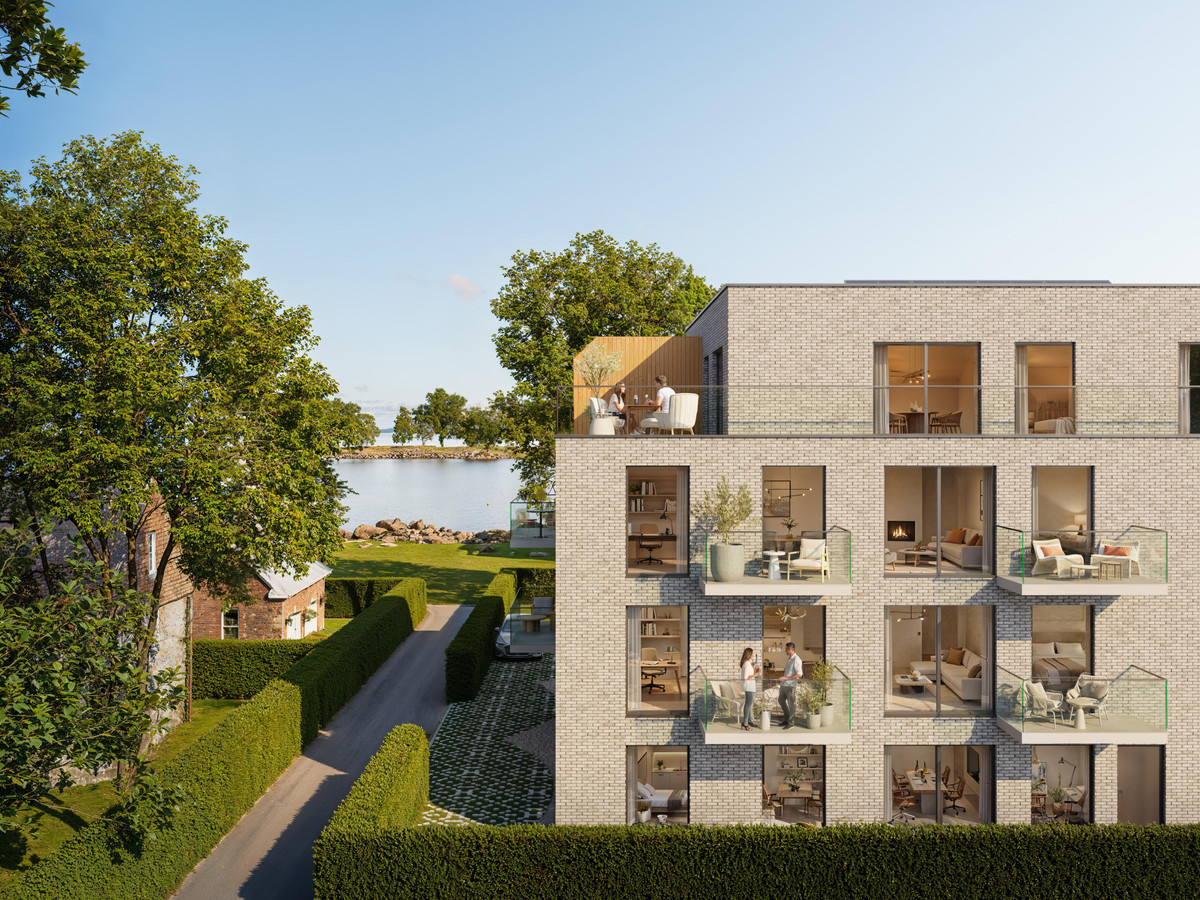 Dachterrasse mit Meerblick und 2 Zimmern