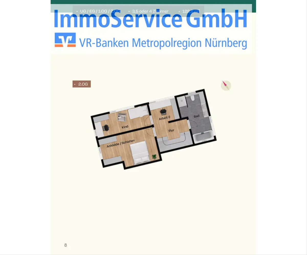 Grundriss Stadthaus - 2. OG