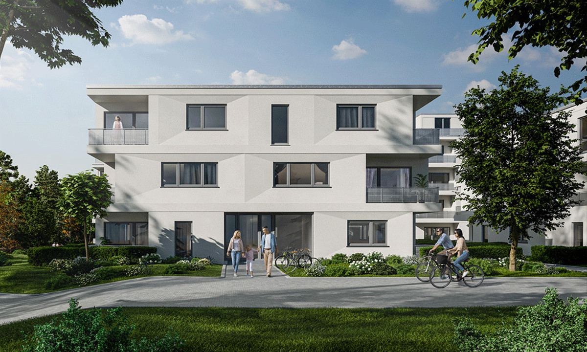 Visualisierung Haus 53 Waldpanorama