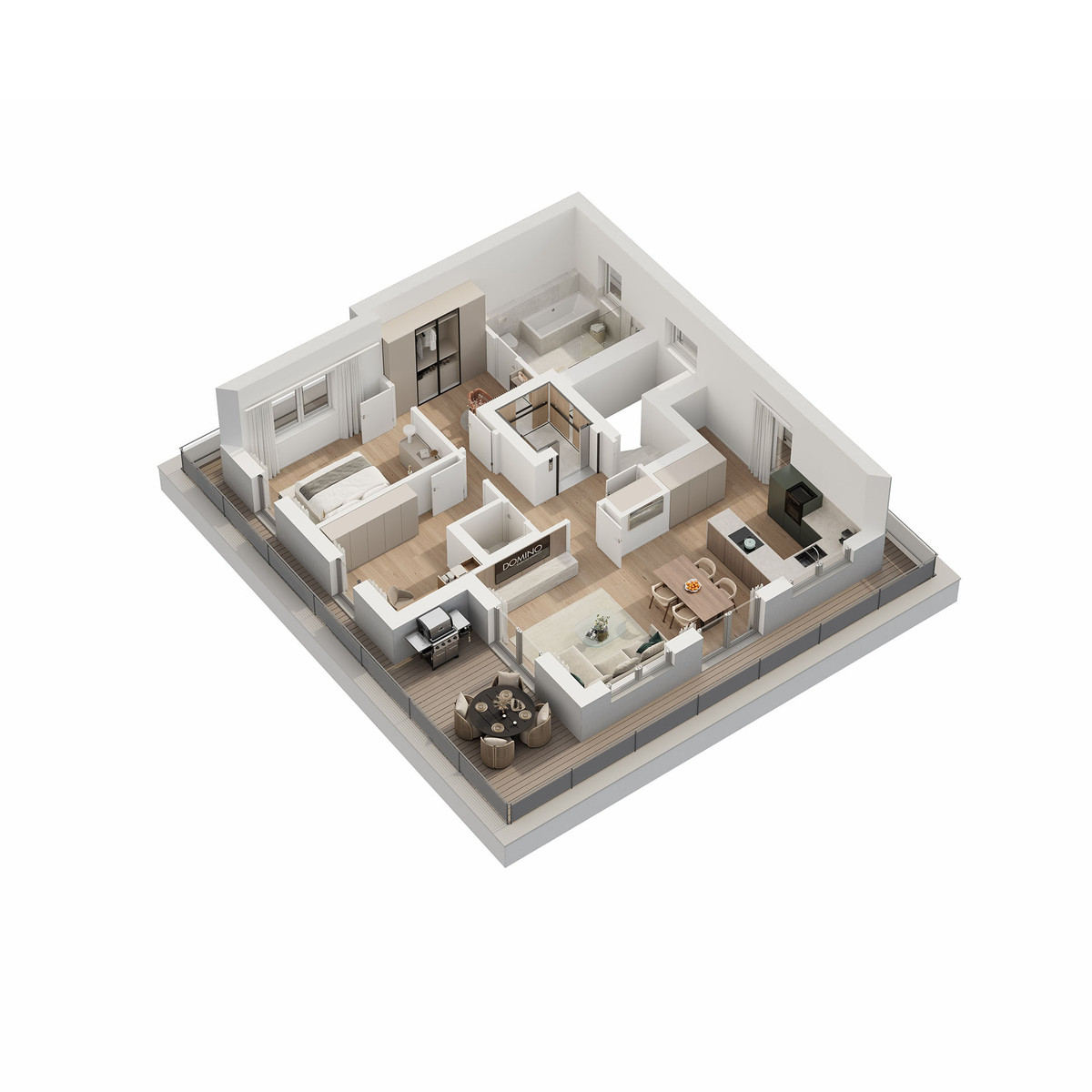 Grundriss Haus 2 - DG