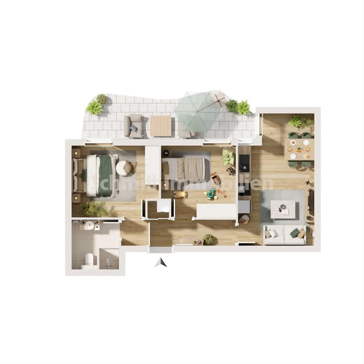 Grundriss Haus 2 - WE 5