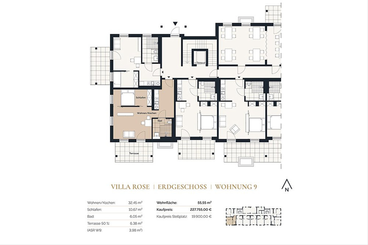 VILLA ROSE - Betreutes Wohnen