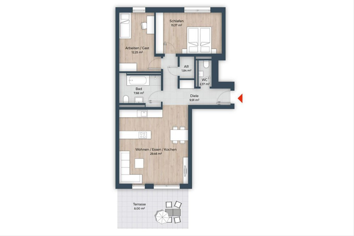 Bischofsweiherstraße - Eigentumswohnungen