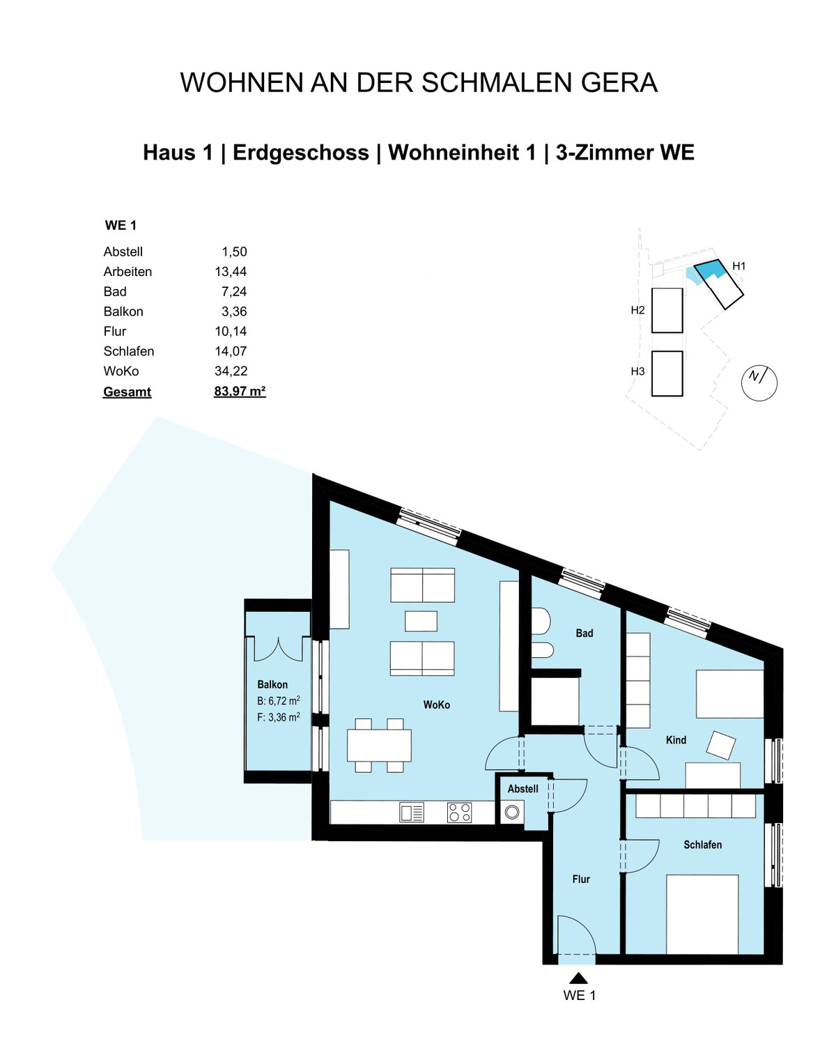 Wohnen an der schmalen Gera