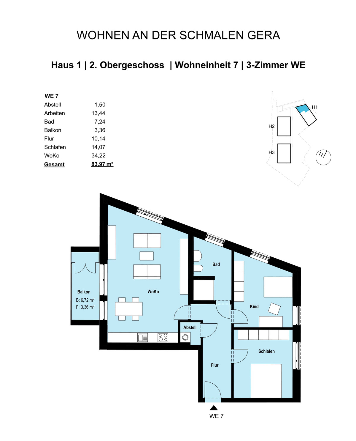 Wohnen an der schmalen Gera