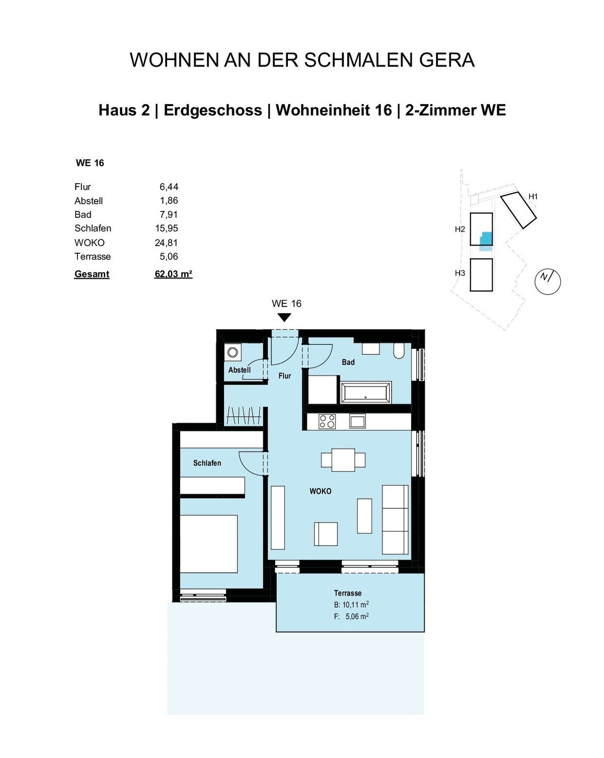 Wohnen an der schmalen Gera