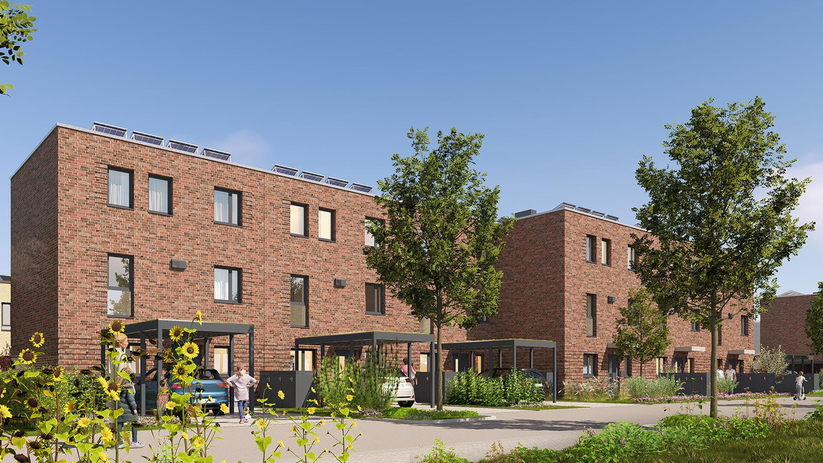 Wohnen am Zuckerberg - Neubau von 21 Reihen-, Doppel und Einfamilienhäusern - Leverkusen