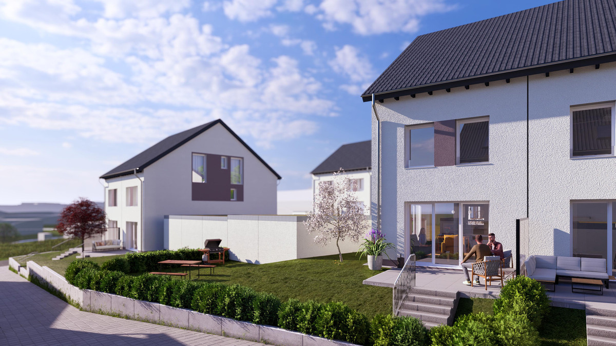 Haselnussweg - Neubau von 8 Doppelhaushälften