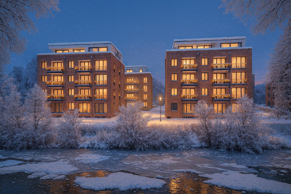 Inselquartier Eiswerder - Neubau von 98 Eigentumswohnungen