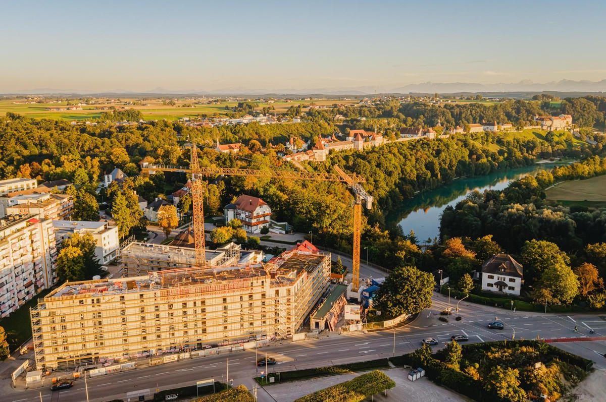 Wohnen am Stadtpark Burghausen - Neubau von 93 Eigentumswohnungen