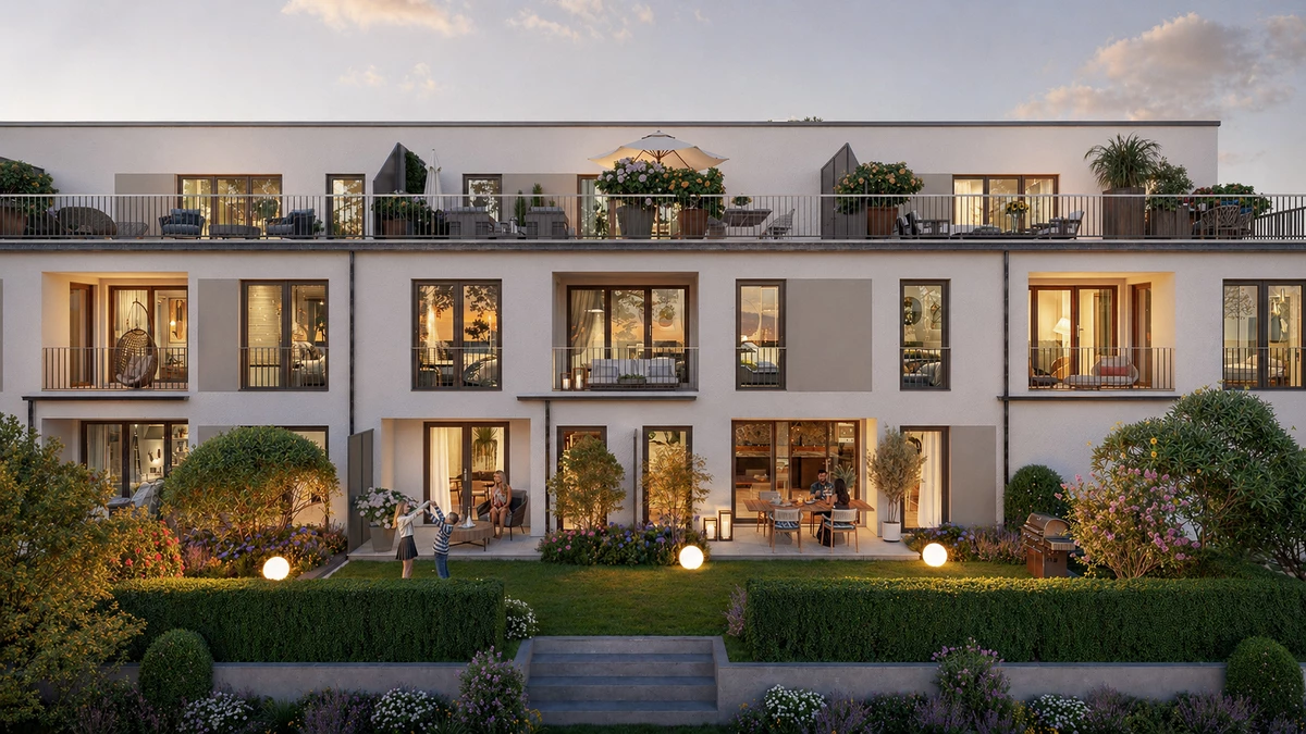 Seilerbrücklwiesen - Neubau von 18 Eigentumswohnungen und 10 Stadthäusern - Freising