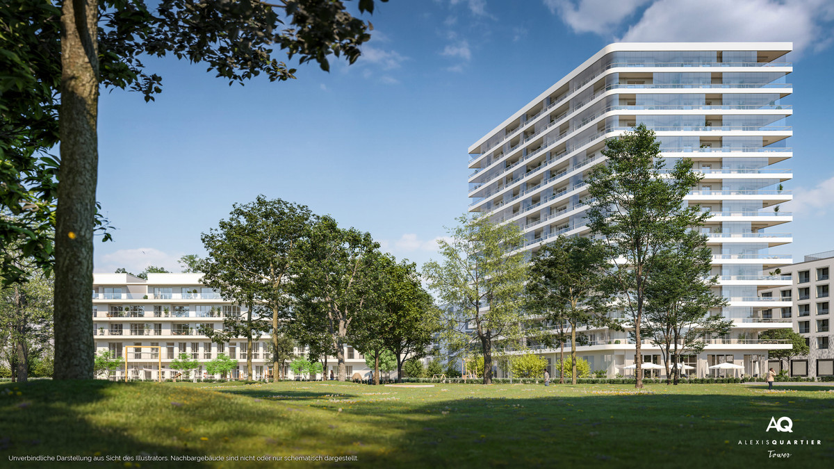ALEXISQUARTIER-Tower - Neubau von 101 Eigentumswohnungen - München