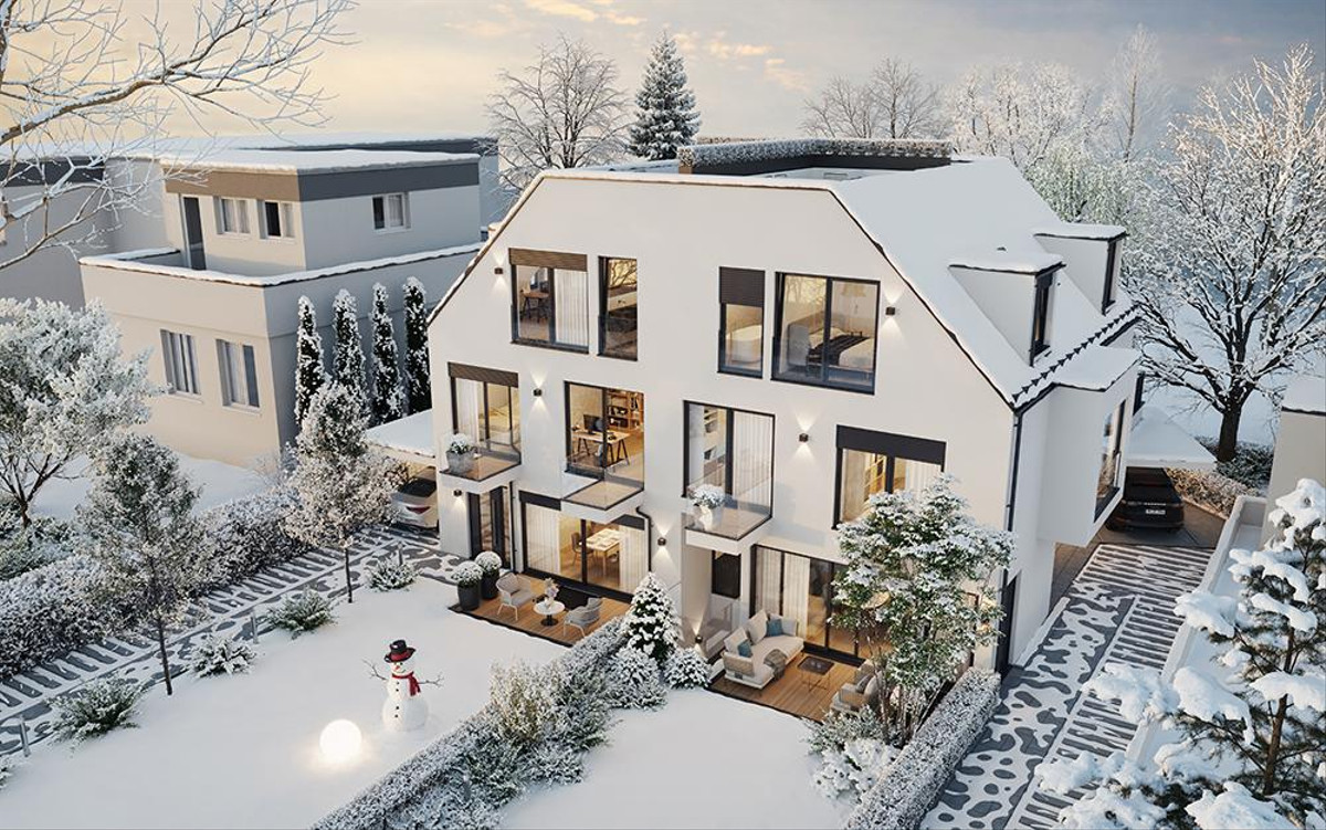 Am Perlacher Forst 192a - Neubau von Eigentumswohnungen und Townhouses