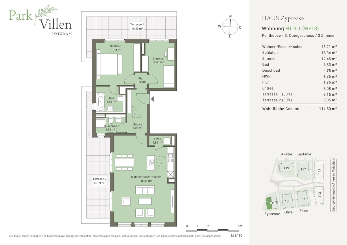Die neuen Parkvillen Potsdam