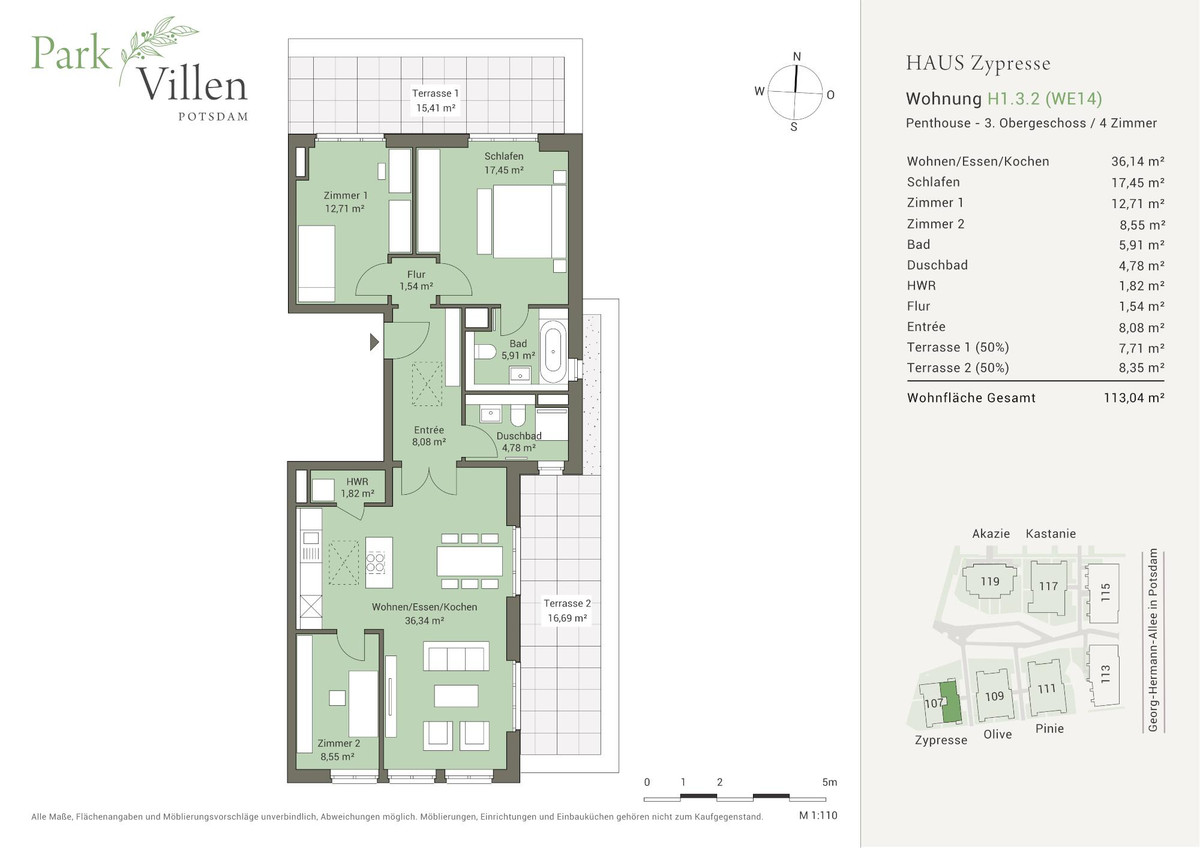 Die neuen Parkvillen Potsdam