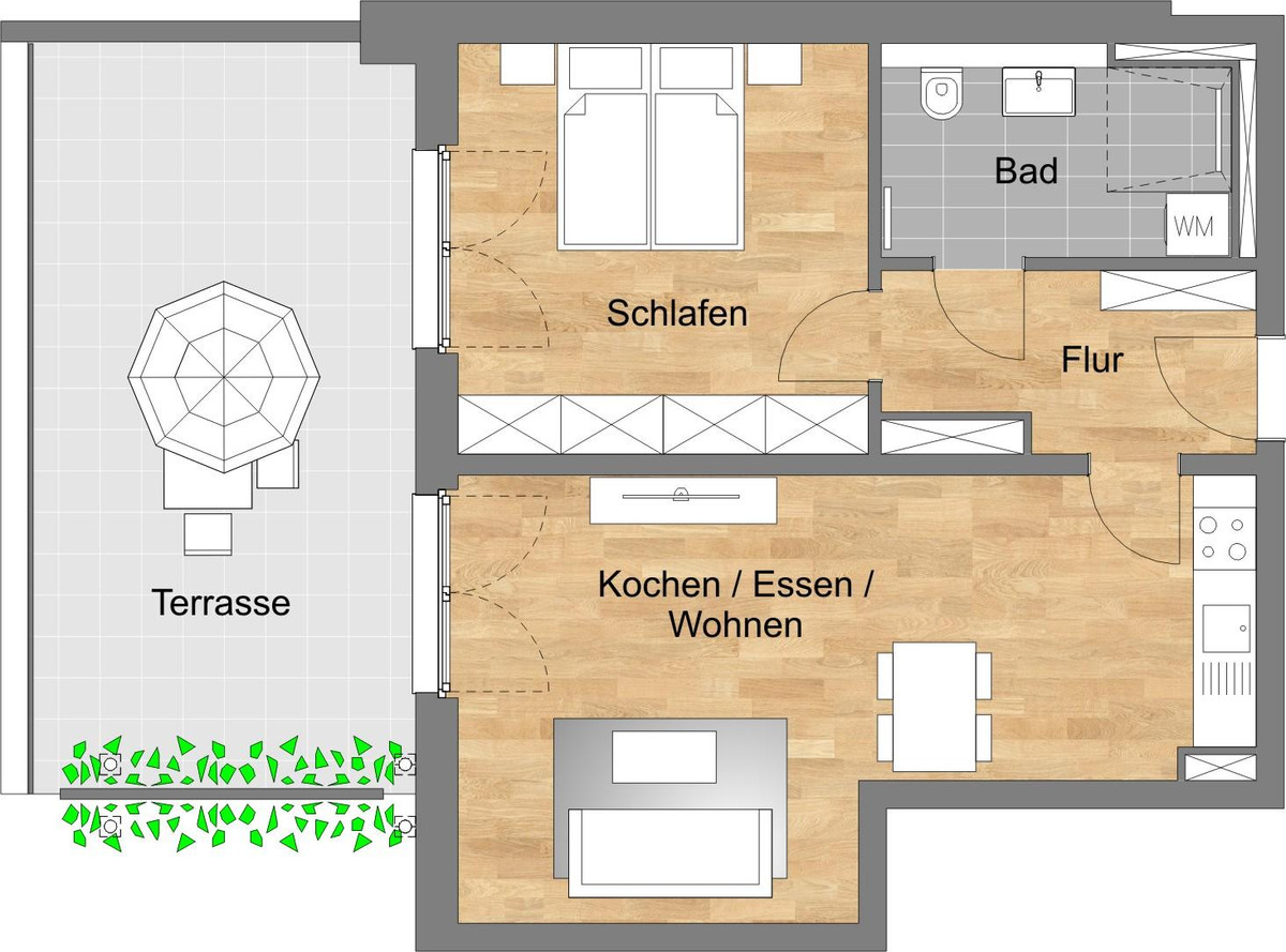 TERRASSEN AM HANG IN HEROLDSBERG
