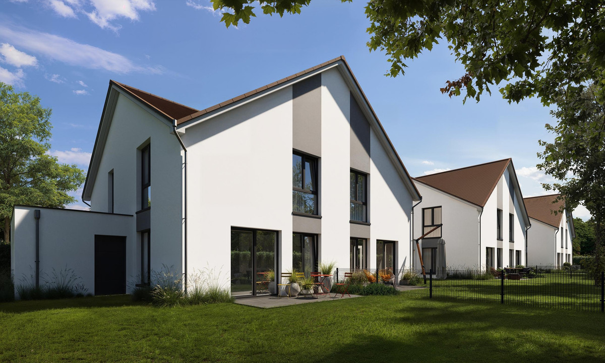 Friedhofstraße 44 - Neubau von 6 Doppelhaushälften
