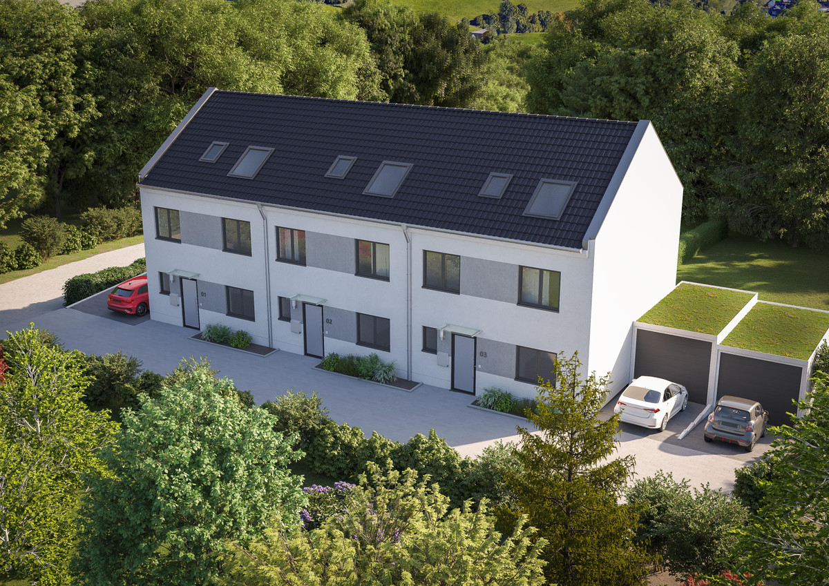 Mählersbeck 243-243b - Neubau von 3 Reihenhäusern