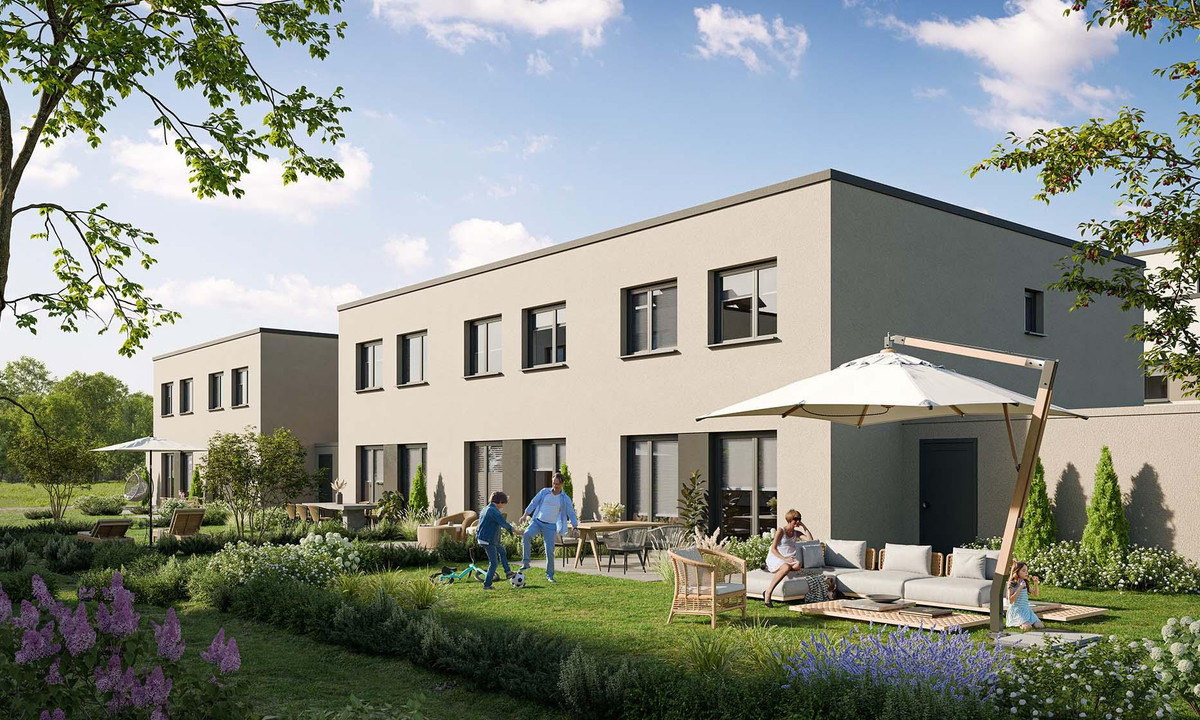 Eigener Feldblick - Neubau von 58 Reihen- und Doppelhäusern