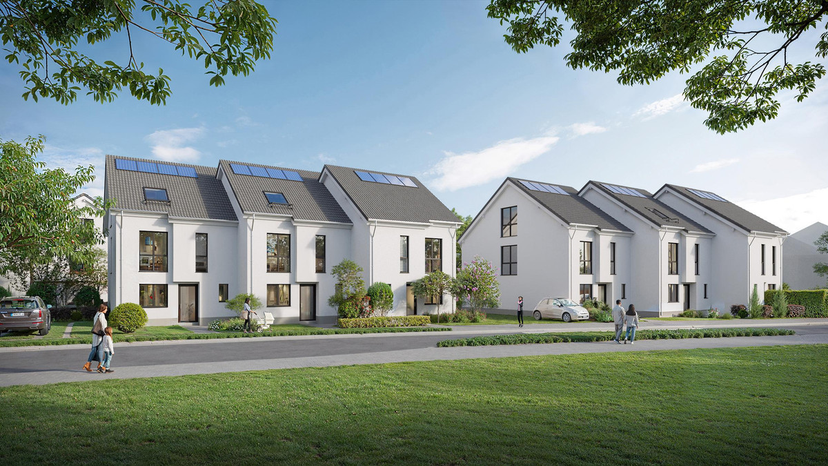 Pastoratsgärten Niederpleis - Neubau von 10 Reihenhäusern und Doppelhaushälften