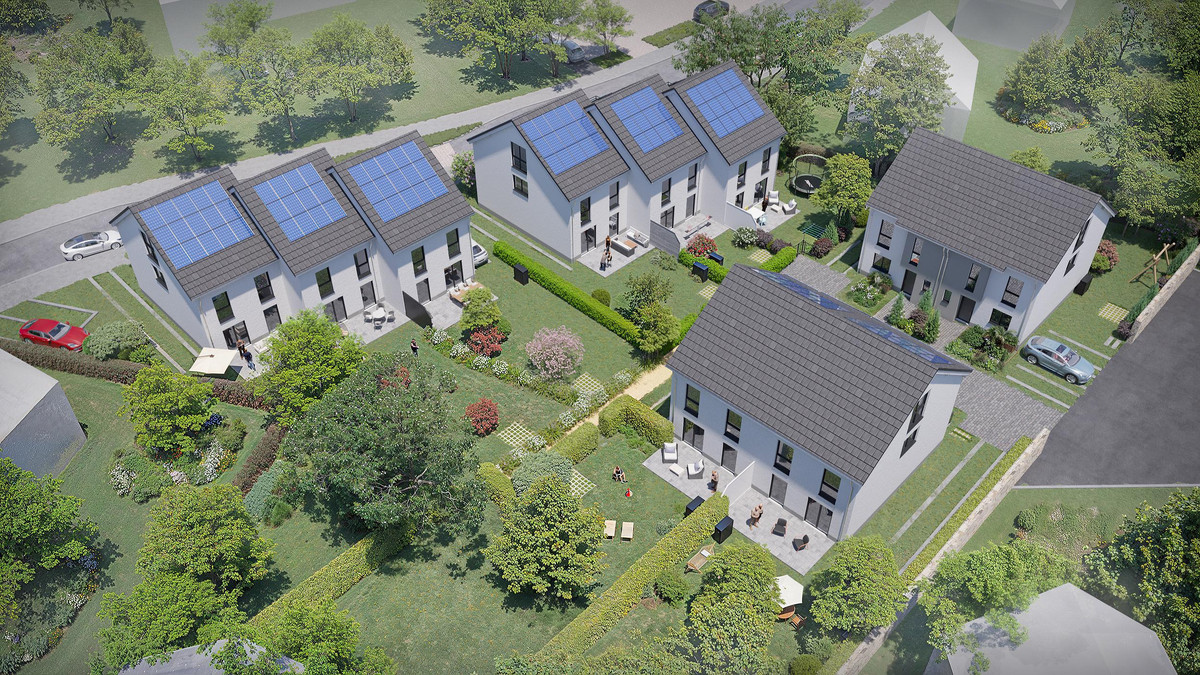 Pastoratsgärten Niederpleis - Neubau von 10 Reihenhäusern und Doppelhaushälften