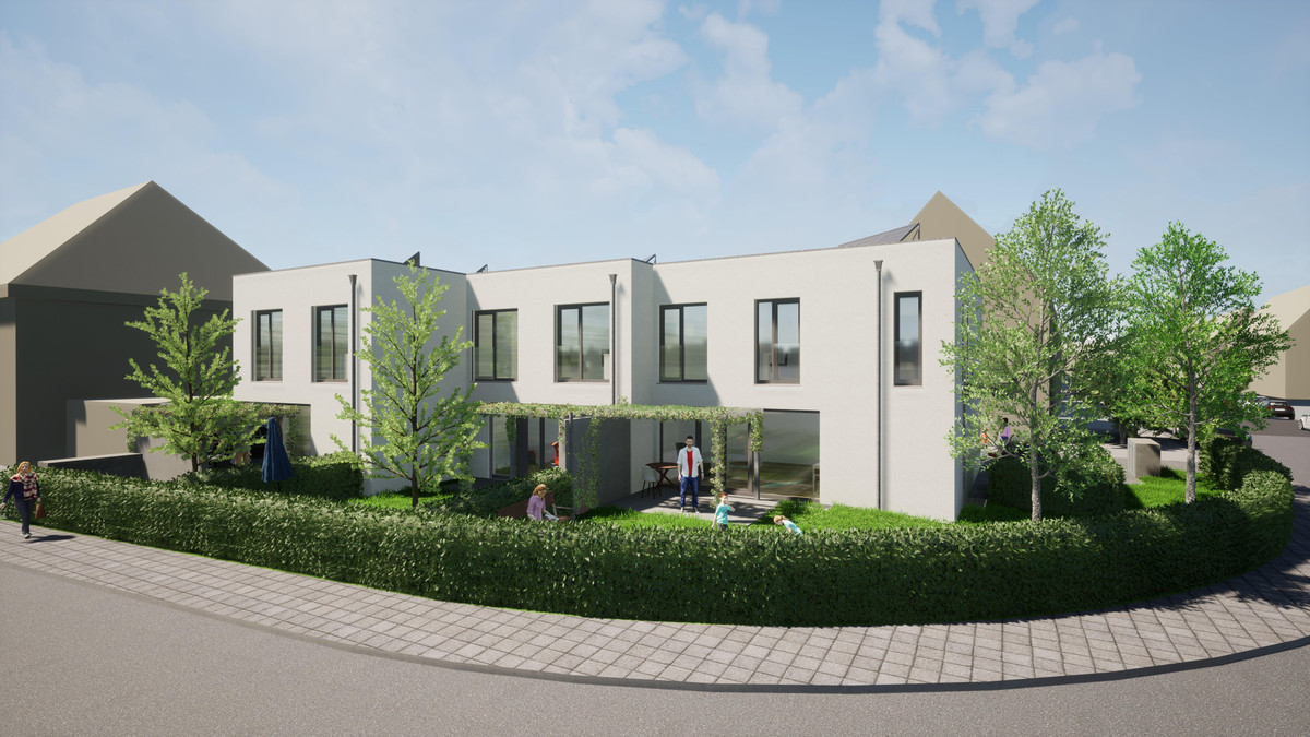 Eisvogelstraße - Neubau von 3 Reihenhäusern