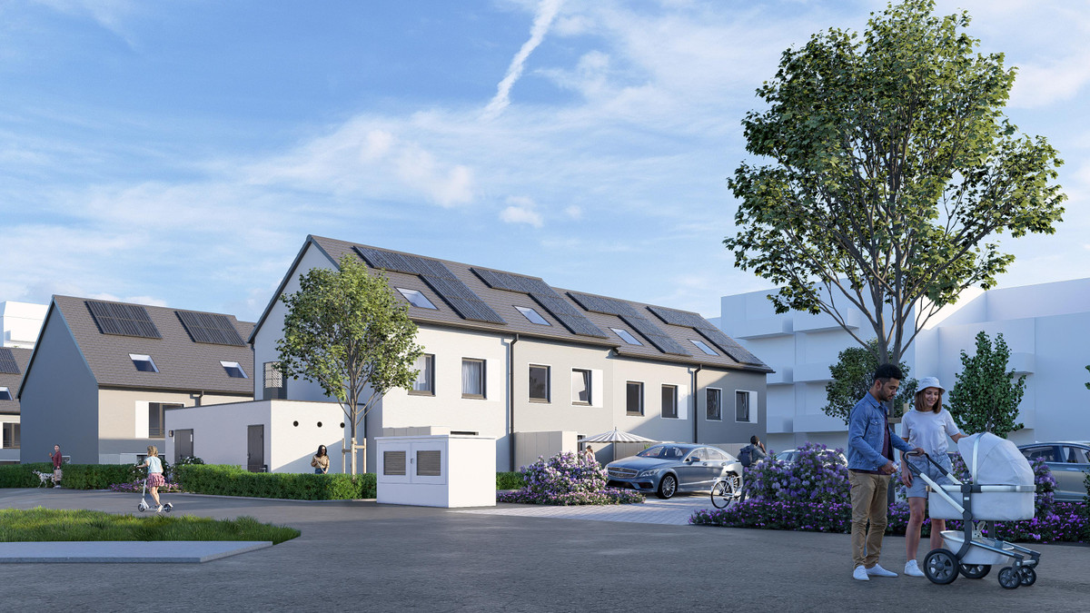 Wohnpark "Am Skandinavienkai" - Neubau von 14 Reihenhäusern